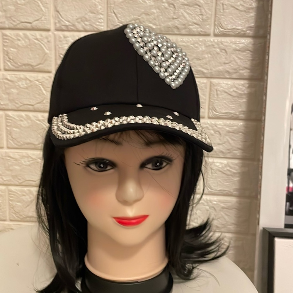 Bebe bedazzled ball cap